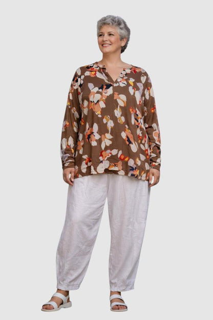 stijlvolle bloemenprint tuniek melani - Ophilia