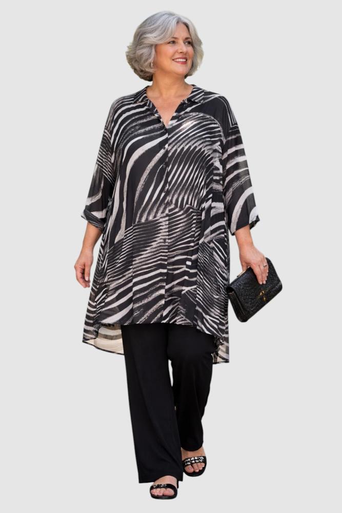 zomerse elegante tuniekjurk silvie - Ophilia