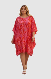 luchtige zomerjurk met print 9327 - Vincenzo Allocca