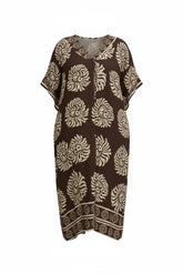 lange boho zomerjurk bloemenprint 8756 - Studio Amour