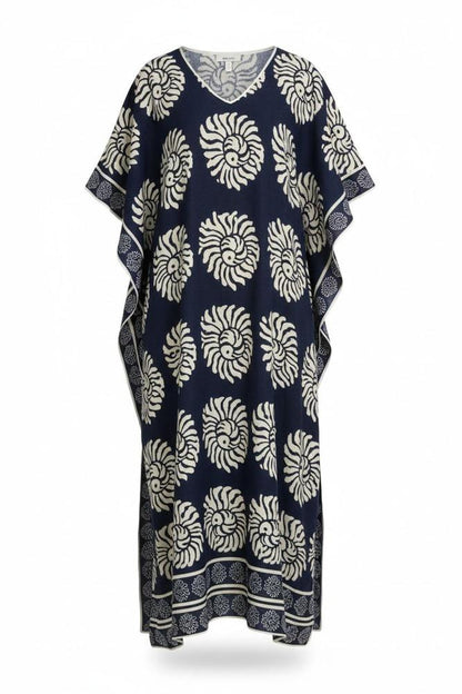 lange boho zomerjurk bloemenprint 8756 - Studio Amour