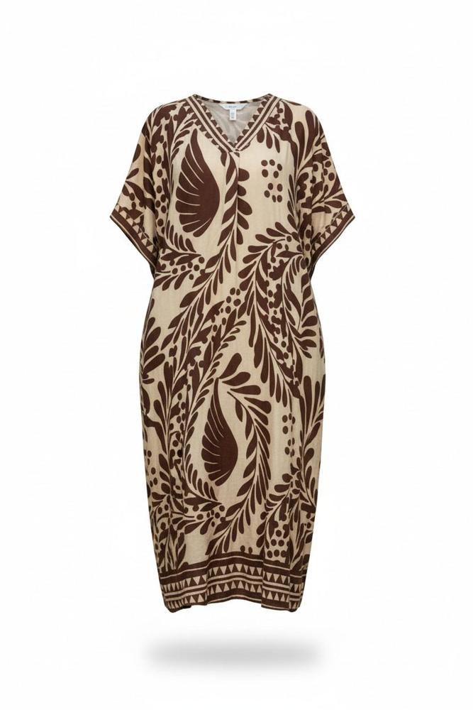 boho maxi jurk met print 8757 - Studio Amour