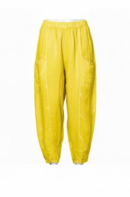 linnen comfort broek 7523ss26 - Moonshine