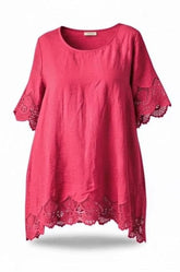 elegant linnen  shirt 7501ss26 - Moonshine