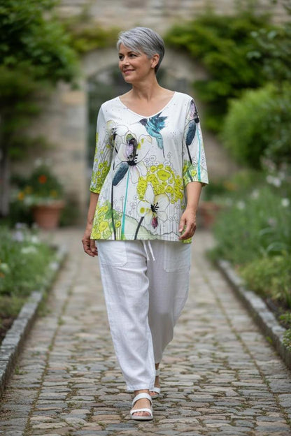 bloemenprint shirt annabelle k - Ophilia