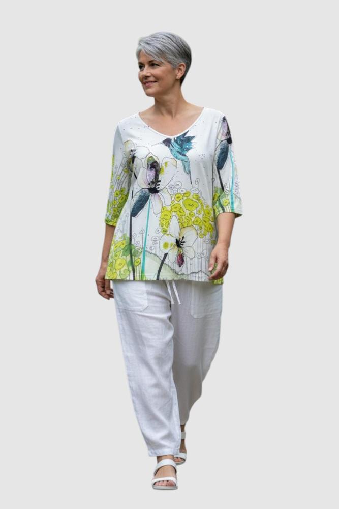 bloemenprint shirt annabelle k - Ophilia