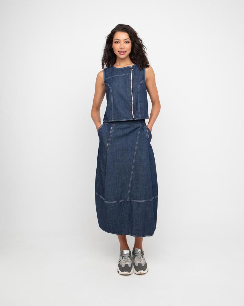 trendy denim midi rok 860284 - Ozai N Kü