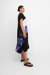 maxi jurk met abstracte print 860384 - Ozai N Kü