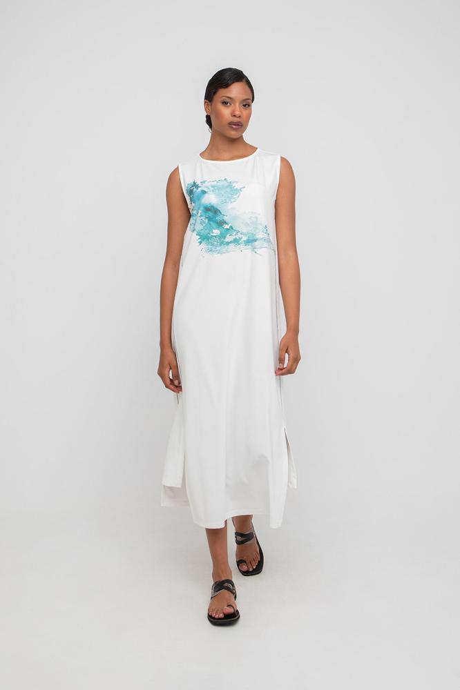 maxi jurk met print 860538 - Ozai N Kü