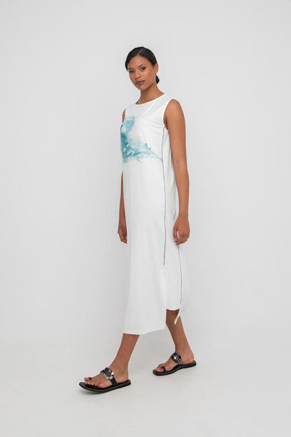 maxi jurk met print 860538 - Ozai N Kü
