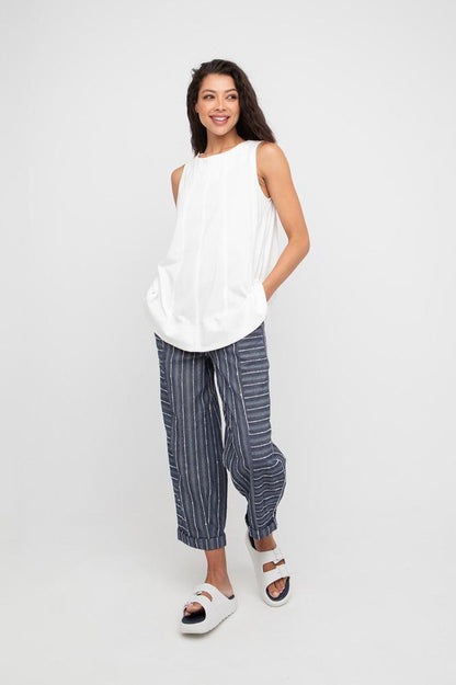 gestreepte comfortbroek 860604 - Ozai N Kü
