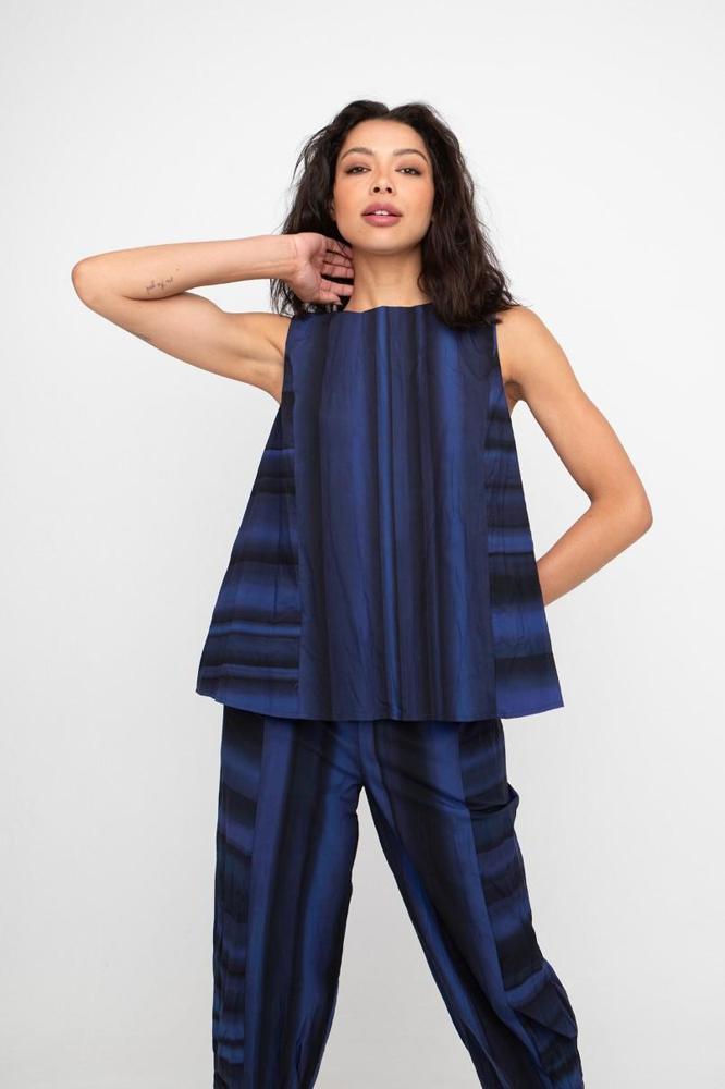 gestreepte mouwloze top 860804 - Ozai N Kü