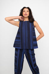 gestreepte mouwloze top 860804 - Ozai N Kü