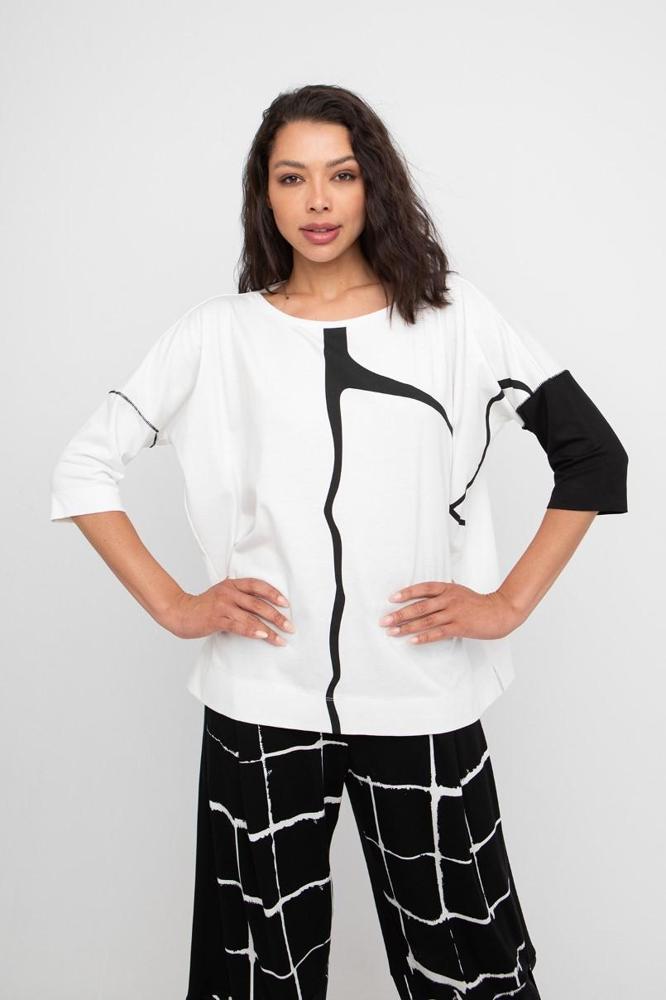 abstracte katoenen shirt  860824 - Ozai N Kü