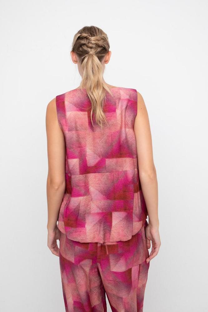 geometrische mouwloze top 860704 - Ozai N Kü