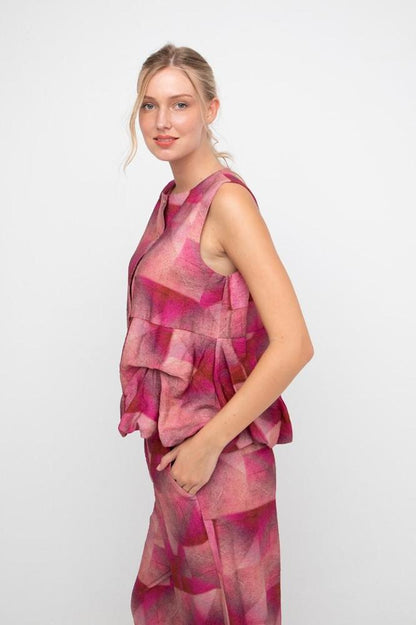 geometrische mouwloze top 860704 - Ozai N Kü