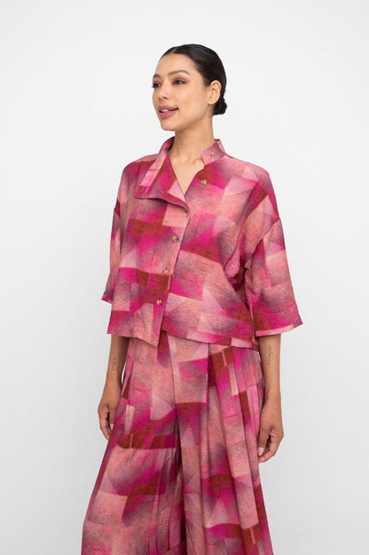 abstracte print shirt 860634 - Ozai N Kü