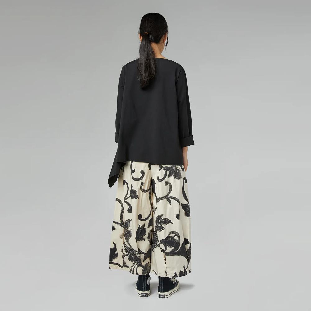 wijde broek met bloemenprint 826008 - wendy trendy