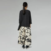wijde broek met bloemenprint 826008 - wendy trendy