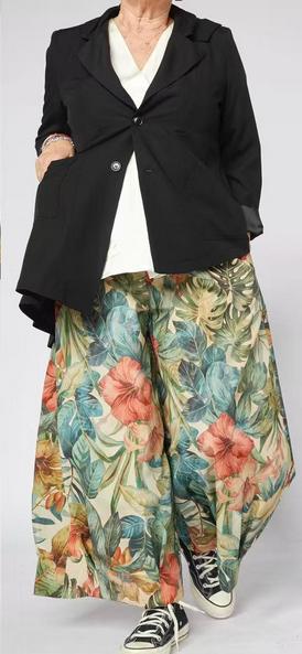 tropische wijde katoenen broek 806032 - wendy trendy