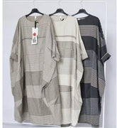 oversized gestreepte zomerjurk 225338 - wendy trendy