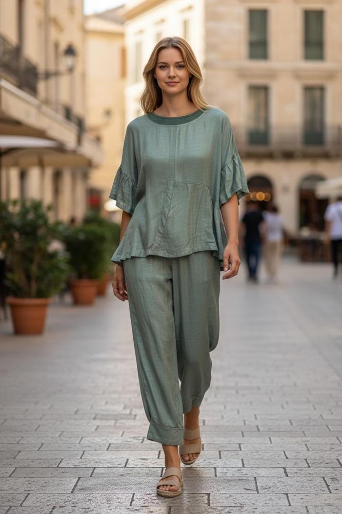 tencel comfortabele damesbroek 25-1487 - Momi