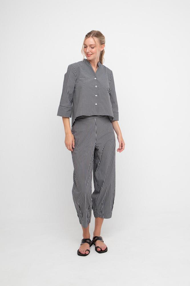 gestreepte broek 860024 - Ozai N Kü