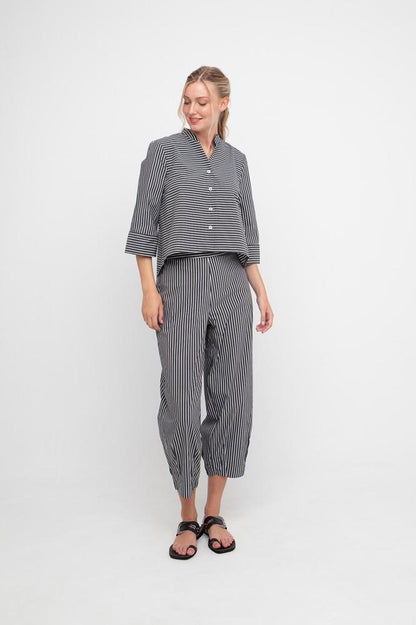 gestreepte broek 860024 - Ozai N Kü