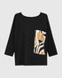 stijlvol printshirt met zak st711 - Alembika