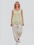 zomerse mouwloze top 7500ss26 - Moonshine