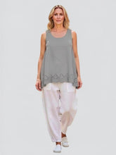 zomerse mouwloze top 7500ss26 - Moonshine