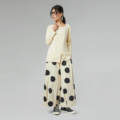 stijlvolle wijde polkadot broek 826009 - wendy trendy