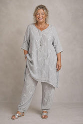 stijlvol asymmetrisch dames shirt 7549ss26 - Moonshine