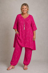 stijlvol asymmetrisch dames shirt 7549ss26 - Moonshine
