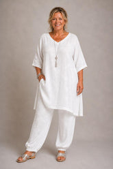 stijlvol asymmetrisch dames shirt 7549ss26 - Moonshine