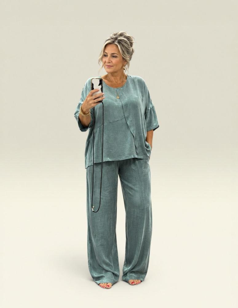 tencel comfortabele damesbroek 25-1487 - Momi