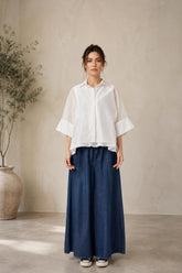 elegante korte mouwen blouse 224054 - wendy trendy