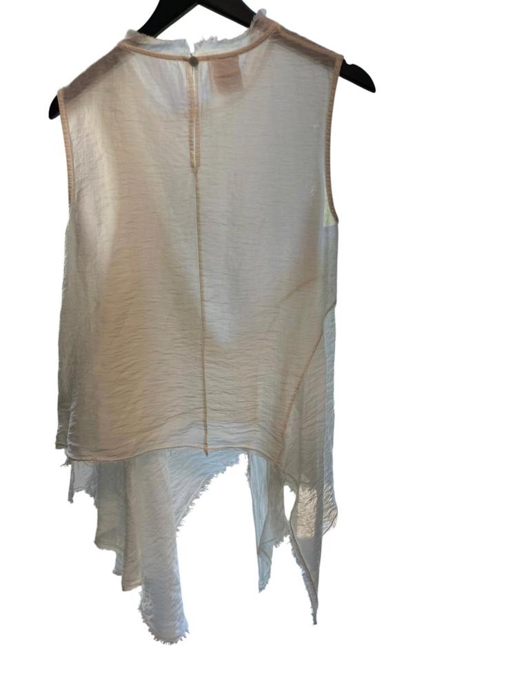 asymmetrische lichte zomertop e066 - Any Trendy
