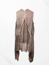 elegante lyocel-linnen tuniek gilet n296 - Any Trendy