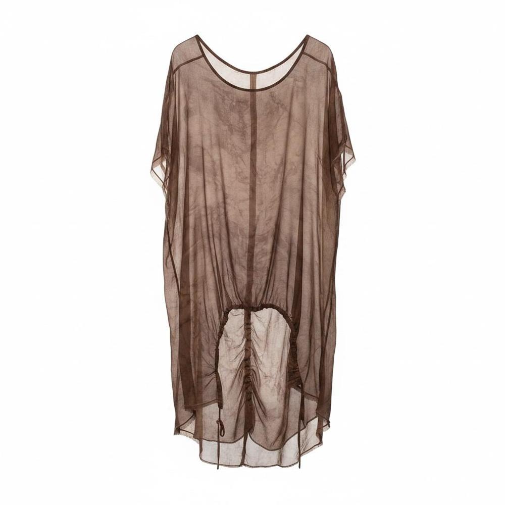 transparante lyocel zomer tuniek m3816 - Any Trendy