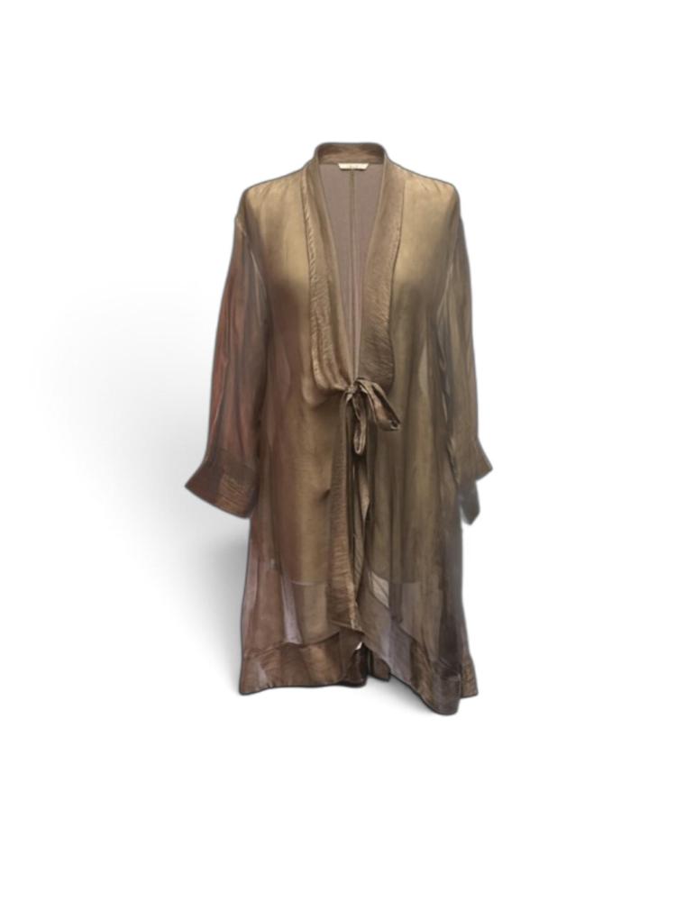 luxe zijde-linnen vest e127 e127 - Any Trendy