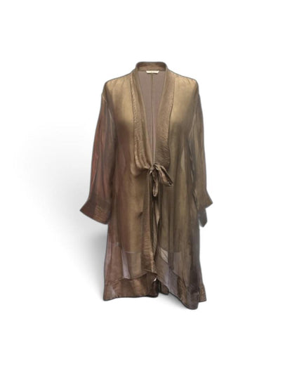 luxe zijde-linnen vest e127 e127 - Any Trendy