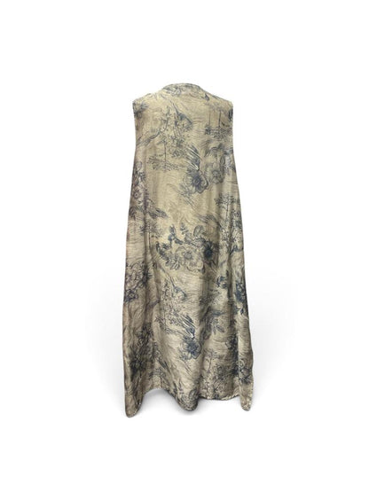 luxe lyocel linnen gilet e098 - Any Trendy