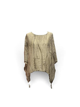 elegante lyocell-linnen blouse n349 - Any Trendy