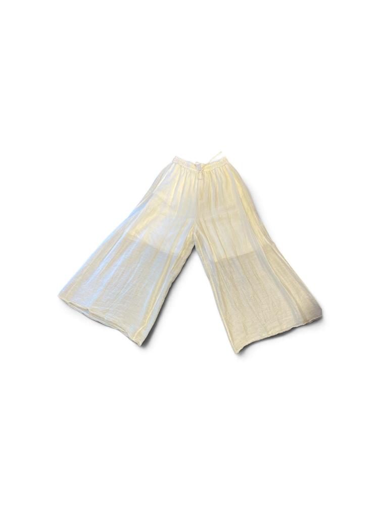 elegante wijde damesbroek linnenmix n184/26 - Any Trendy