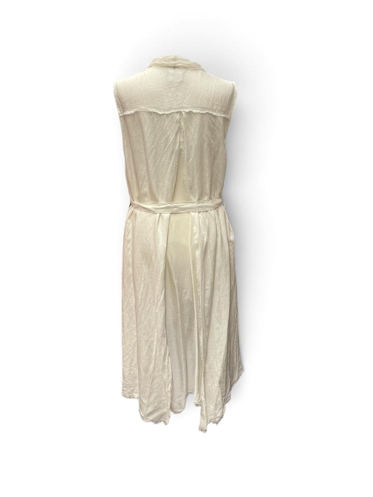 elegant zijde-linnen gilet vest m3804 - Any Trendy