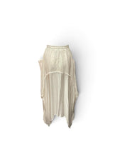 asymmetrische lyocel-linnen rok m3810 - Any Trendy