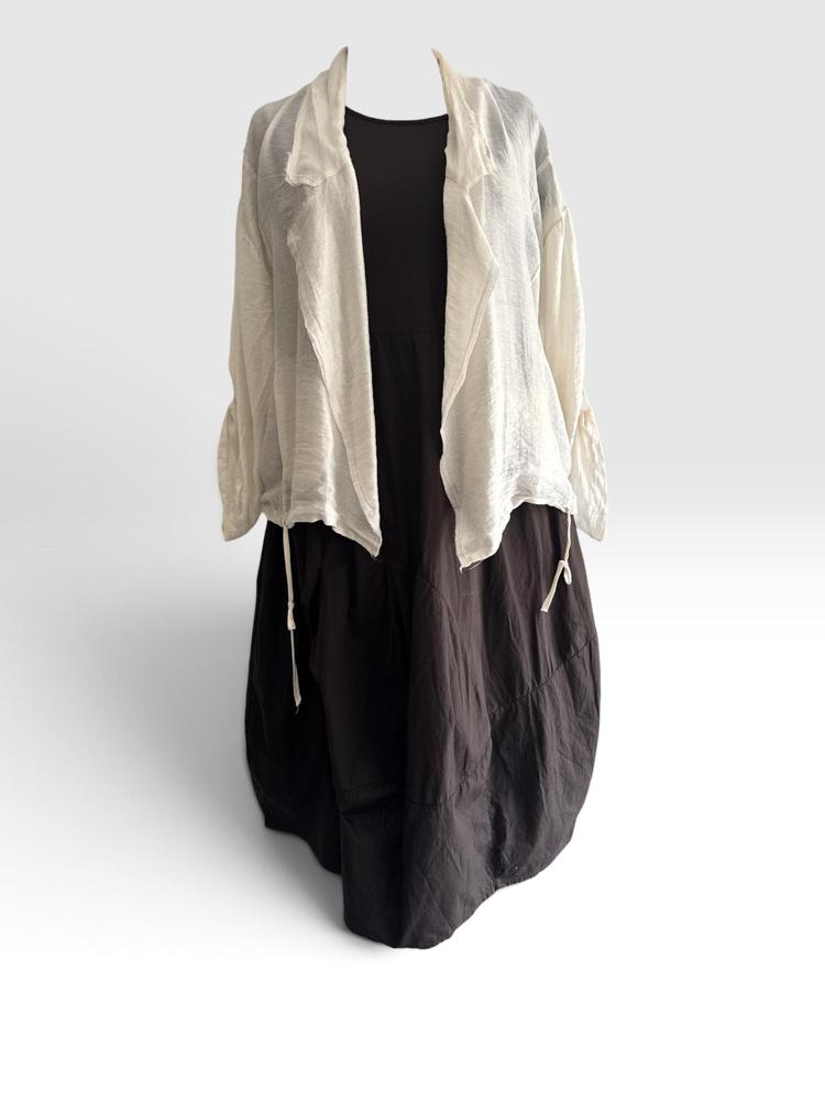 luchtig lyocel linnen vest n336 - Any Trendy
