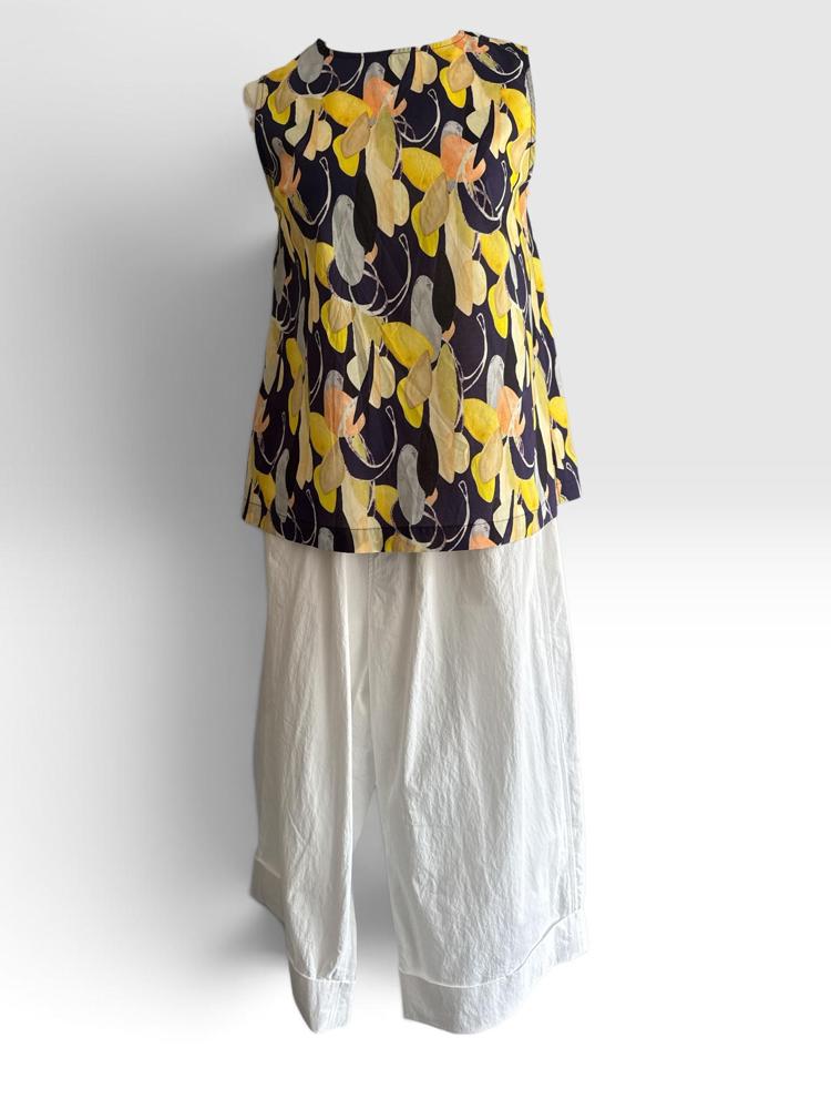 luchtige katoenen zomerse broek 230328 - wendy trendy
