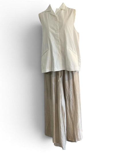 katoenen mouwloos vest elegantie 240879 - wendy trendy